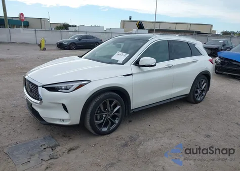 2021 Infiniti Qx50 Autograph Awd z USA, uszkodzony, nr VIN 3PCAJ5DBXMF107462